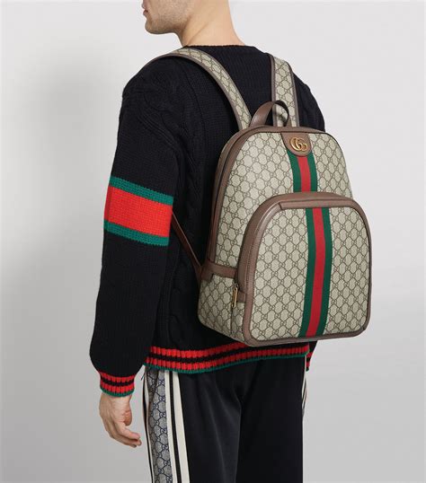 gucci backpack gg supreme monogram tian|GG Supreme Ophidia Small Backpack .